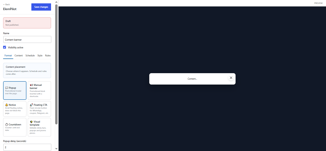 ElemPilot campaign builder